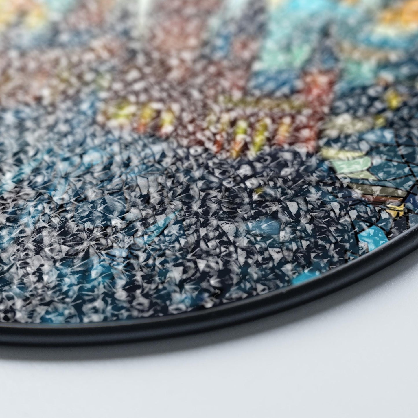 Glass Wizard Castle 2D Window: Book Lover Window Decor