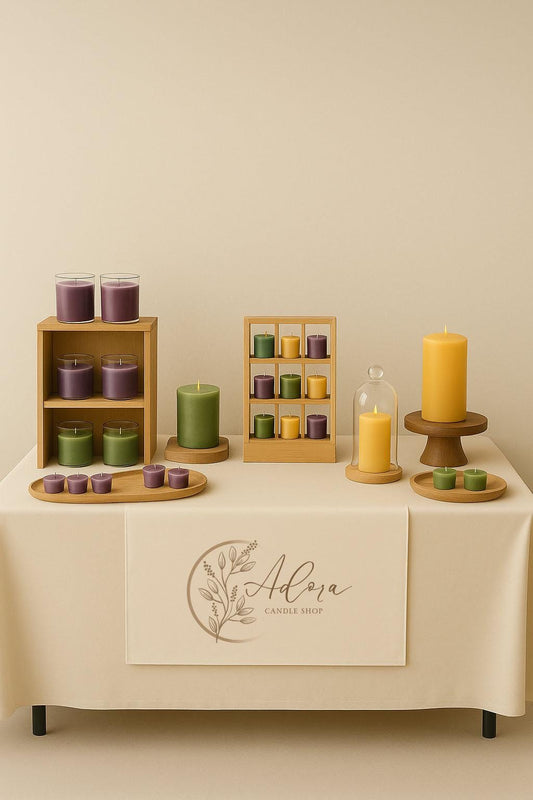 Custom Logo Linen Table Runner, Business Branding Decor