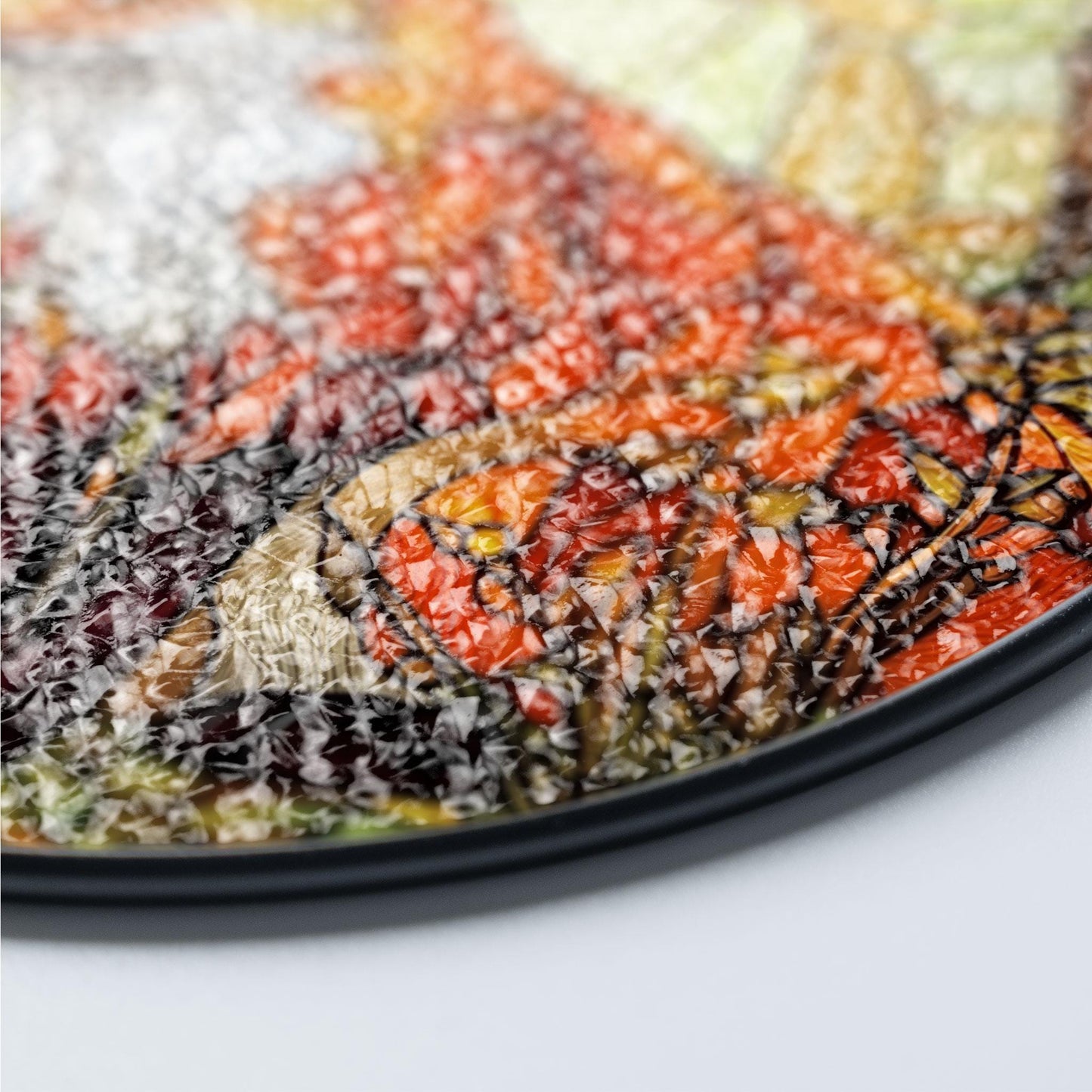 Fox Stained Glass Suncatcher: Wild Animal Home Decor