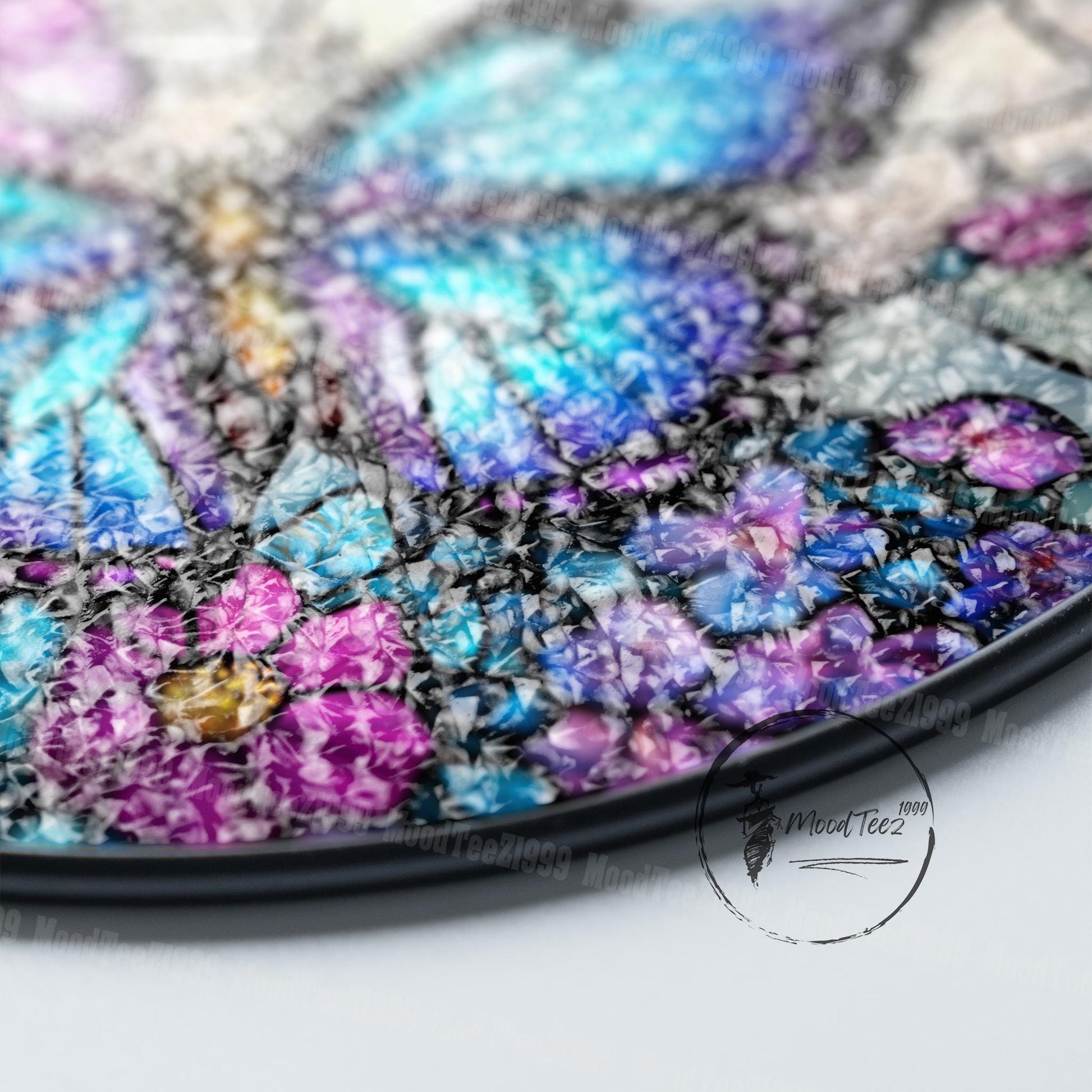 Butterfly Stained Glass Suncatcher: Window Hanging Decor