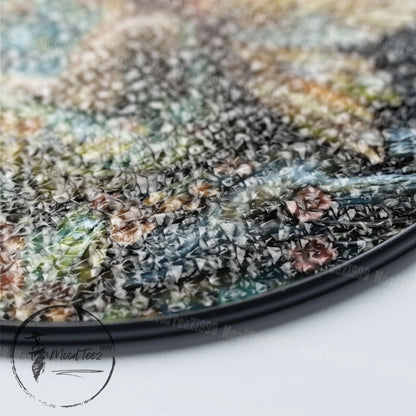 Fairy Stained Glass Suncatcher: Enchanting Nature Art Window Hanging