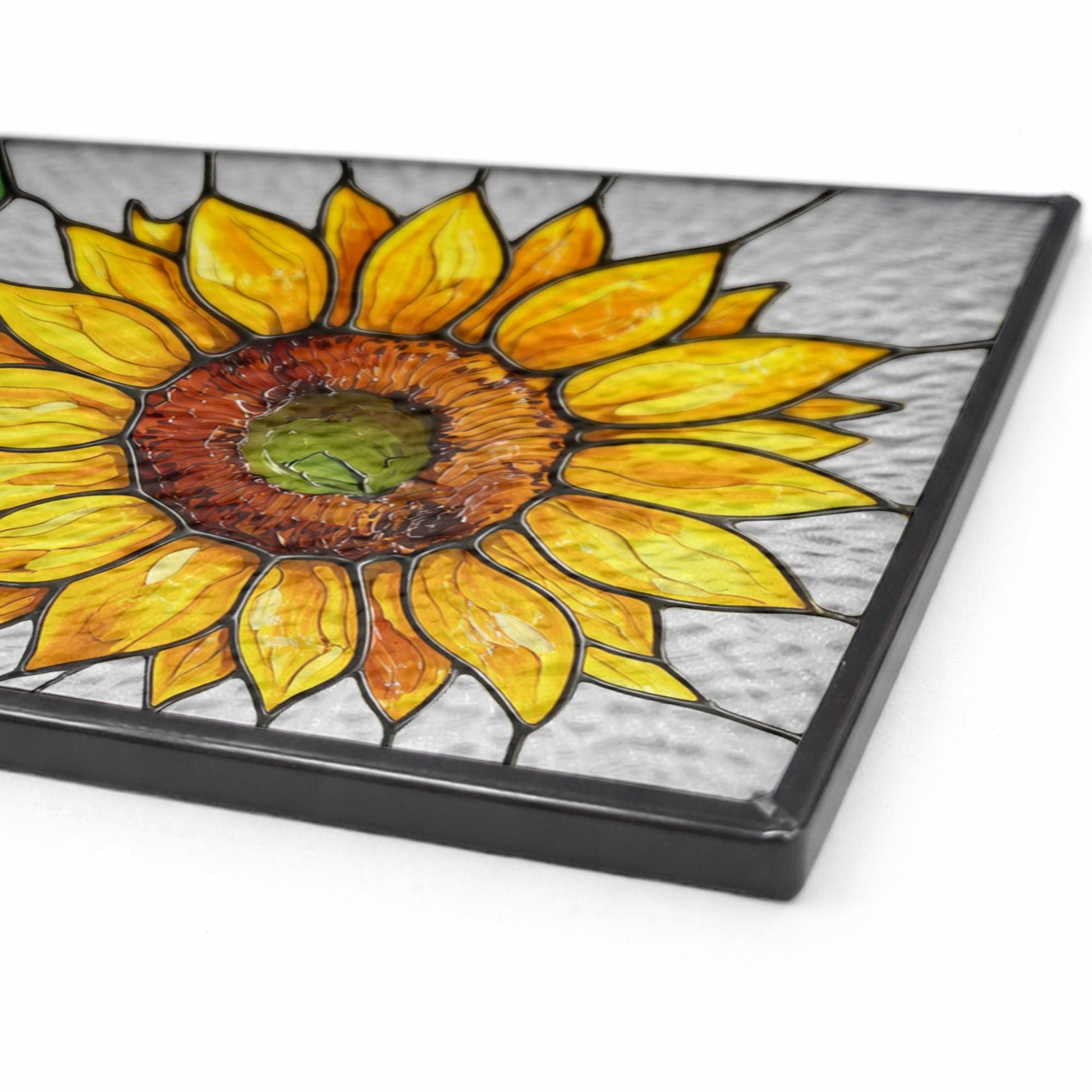 Sunflower Glass Window Hanging Gift for Mom, Handmade Window Decor, Bright Floral Hanging, Mother’s Day Gift Idea, Boho Home Gift