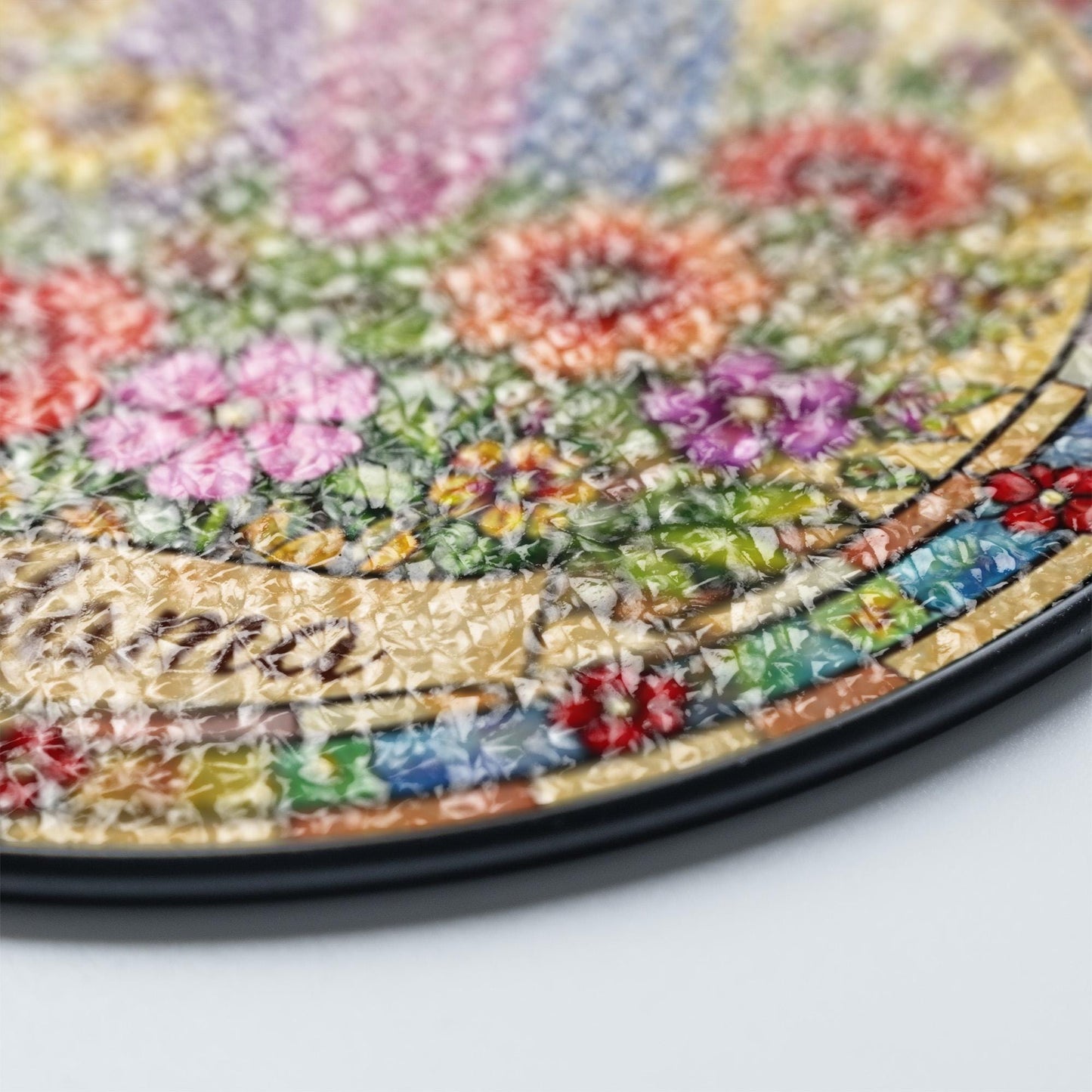 Mama Floral Stained Glass Window Hanging, Personalized Suncatcher Gift for Mom, Wildflower Glass Art, Mothers Day Decor